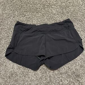 LULULEMON Women's Speed Short 4-way Stretch 2.5" Size 8 In Black